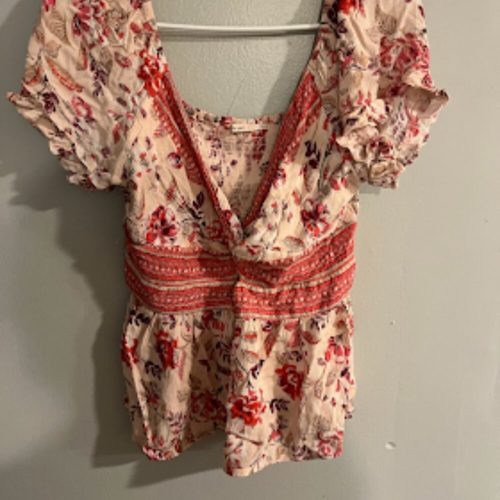 Bohemian Summer Floral Top